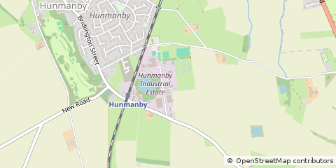 Map of Filey, North Yorkshire