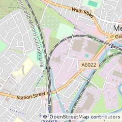 Map of Mexborough, South Yorkshire