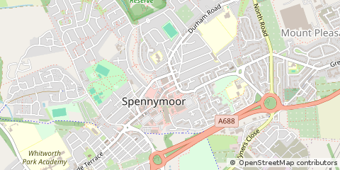 Map of Spennymoor