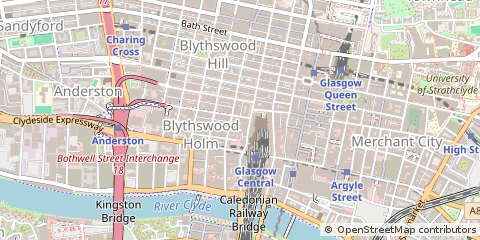 Map of Glasgow