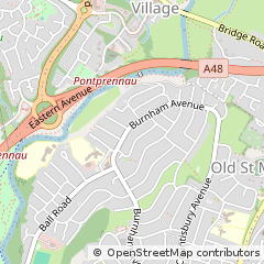 Map of Cardiff