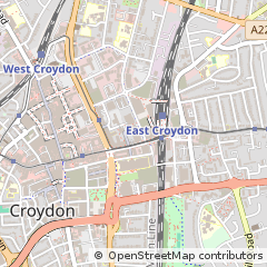 Map of Croydon, Dingwall Road, Croydon
