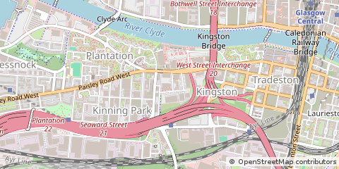 Map of Glasgow