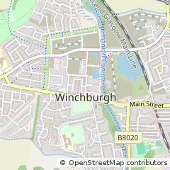 Map of Broxburn, West Lothian