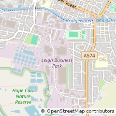 Map of Leigh, Greater Manchester