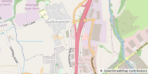 Map of Chesterfield