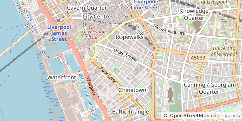Map of Liverpool
