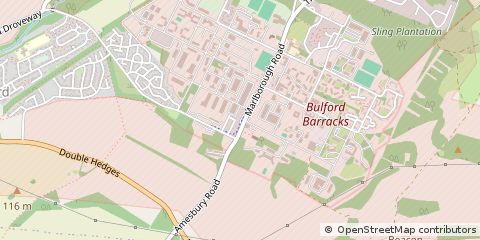 Map of Salisbury, Wiltshire