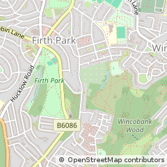 Map of Sheffield