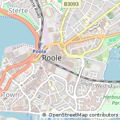 Map of Poole, Dorset