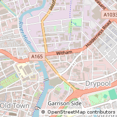 Map of Hull, North Humberside