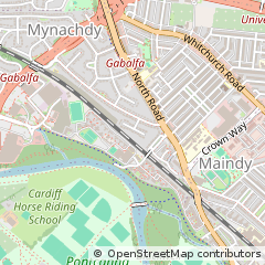 Map of Cardiff