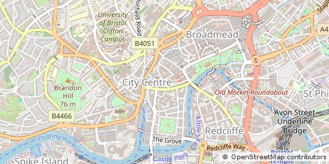 Map of Bristol, Avon
