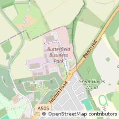 Map of Luton