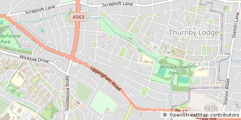Map of Leicester