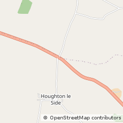 Map of Darlington, Co Durham