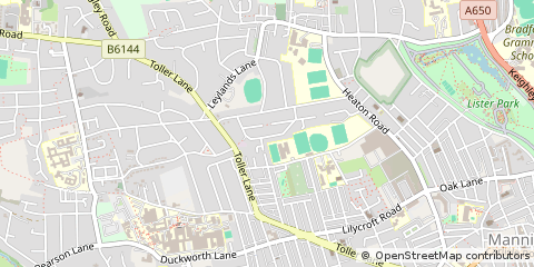 Map of Bradford