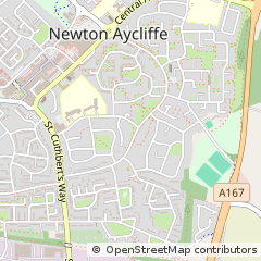 Map of Newton Aycliffe, County Durham