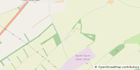 Map of Blandford Forum, Dorset