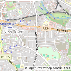 Map of Colchester, Essex