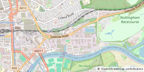 Map of Nottingham
