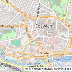 Map of Ipswich, London