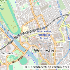 Map of Worcester