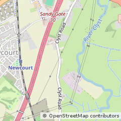 Map of Exeter, Devon