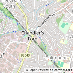 Map of Eastleigh, Hampshire