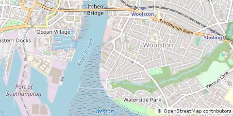 Map of Southampton