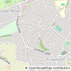 Map of Sheffield, South Yorkshire