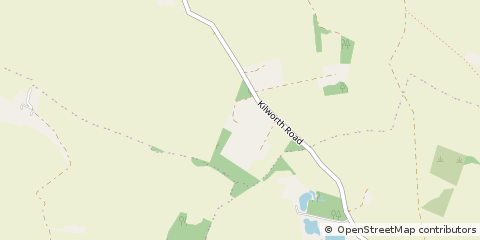 Map of North Kilworth, Leicestershire