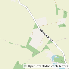 Map of North Kilworth, Leicestershire