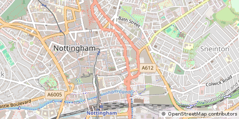 Map of Nottingham
