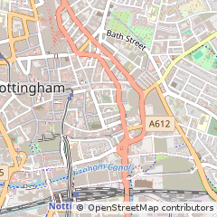 Map of Nottingham