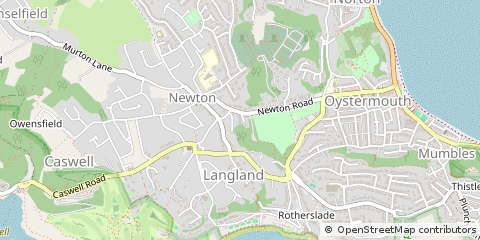 Map of Swansea
