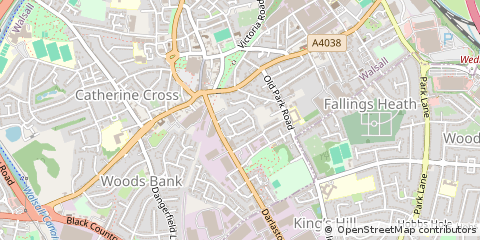 Map of Wednesbury