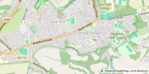 Map of Bath