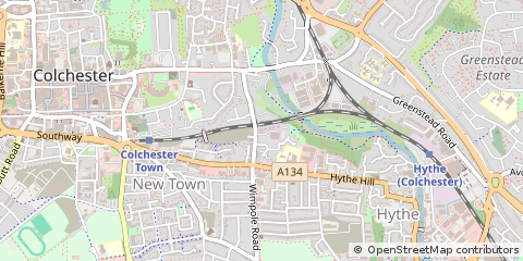 Map of Colchester