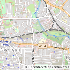 Map of Colchester