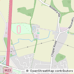 Map of Chapel Road,smallfield, Horley, Surrey