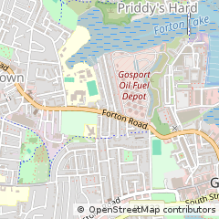 Map of Gosport, Hampshire