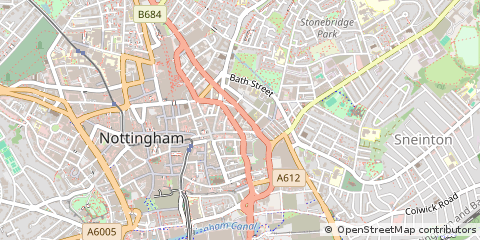 Map of Nottingham