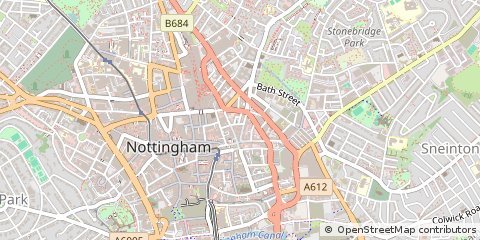 Map of Nottingham