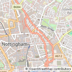 Map of Nottingham