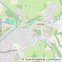 Map of Macclesfield, Cheshire