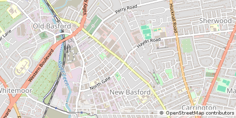 Map of Nottingham