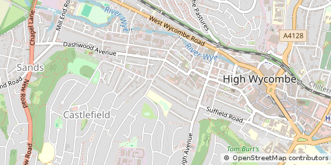 Map of High Wycombe