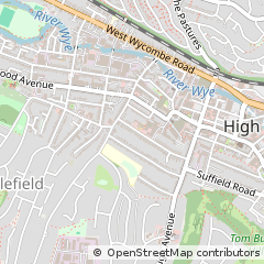 Map of High Wycombe
