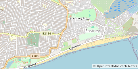 Map of Southsea, Hampshire